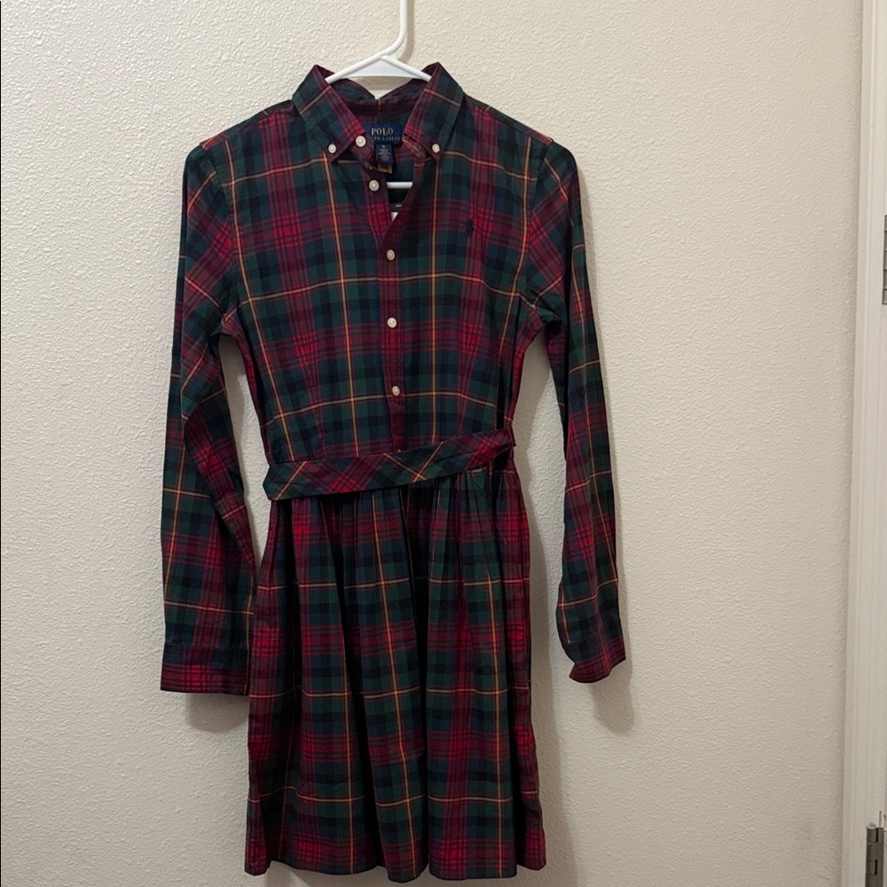 Polo by Ralph Lauren Plaid Dress - Red and Green